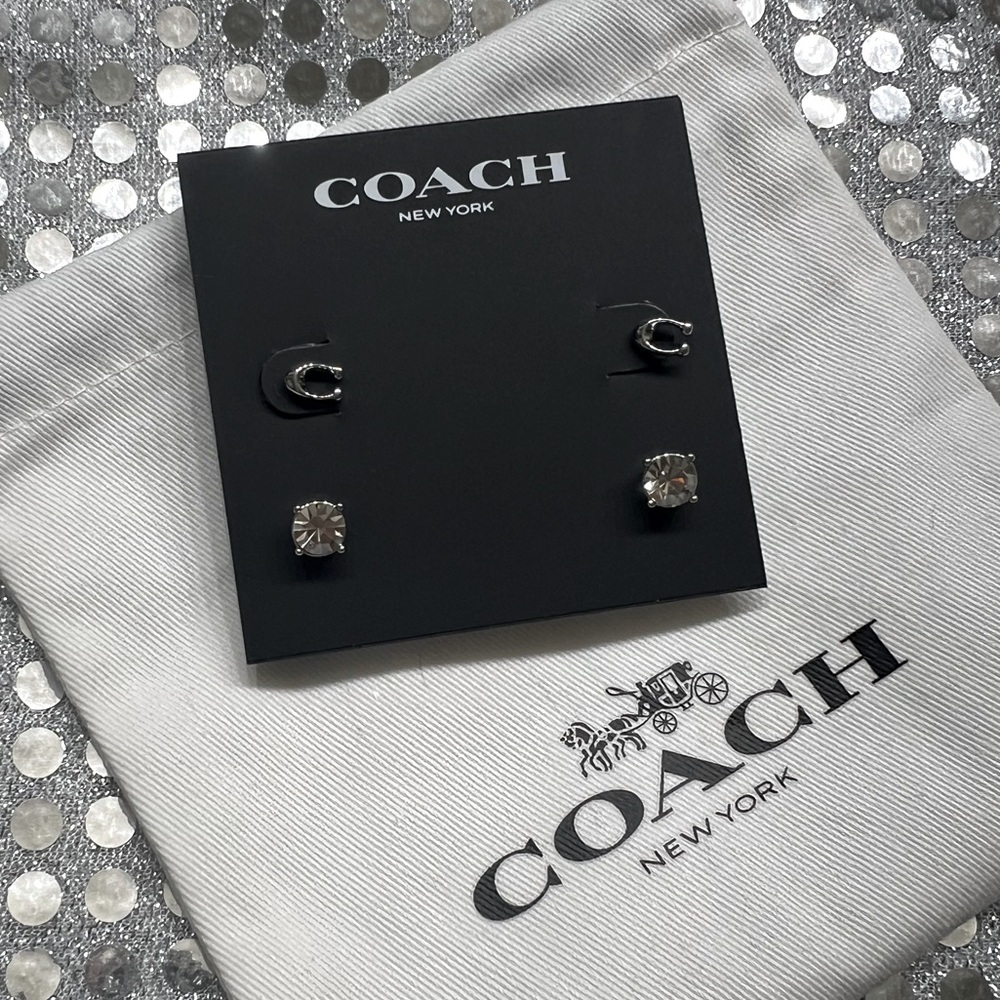 Coach earring set